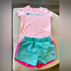 Champion T-Shirt & Short Set 18M Girl